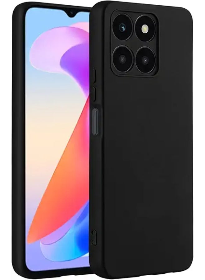 Protective Cover  For Honor X6a , Slim Fit Soft Back TPU Case Flexible Silicone Cover Compatible For Honor X6a - Black